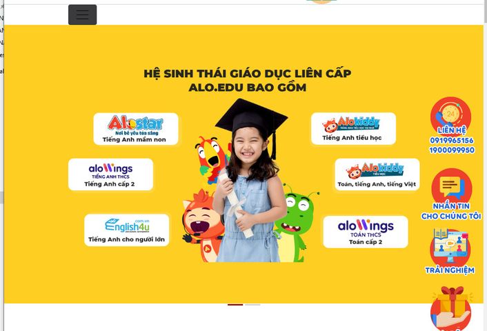 Gói Học Trọn Đời Tiếng Anh ALOKIDDY cho Trẻ Em - Chương Trình Cambridge và Tăng Cường Toán, Khoa Học cho Mầm Non đến THPT