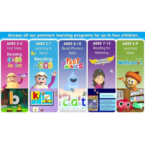Reading Eggs 1 Năm - Tiếng Anh Hiệu Quả Cho Trẻ Em Với Hệ Thống Giáo Dục Đổi Mới
