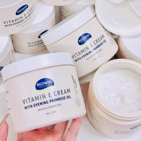 Kem Dưỡng Ẩm Redwin Vitamin E 330g - Kem Dưỡng Ẩm Mềm Mịn, Chăm Sóc Da Khô, Phục Hồi Da Tổn Thương, Phù Hợp Mọi Loại Da