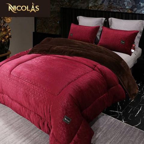 Chăn lông cừu cao cấp NICOLAS CASPER LUXURY 200x230cm - Sang trọng, êm ái, chống khuẩn, phù hợp cho giấc ngủ như ở resort 5 sao