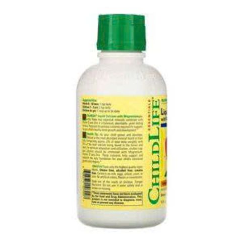 ChildLife Liquid Calcium with Magnesium - Bổ Sung Canxi Và Magiê Cho Trẻ 474ml - Hỗ Trợ Phát Triển Xương Chắc Khỏe