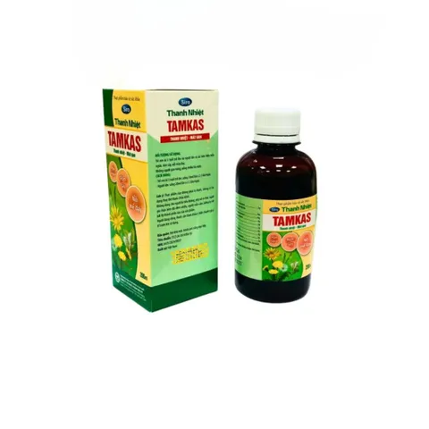 Siro Thanh Nhiệt Tamkas - Hỗ Trợ Giải Nhiệt, Mát Gan, Giảm Mẩn Ngứa & Rôm Sảy - Thực Phẩm Chức Năng 200ml