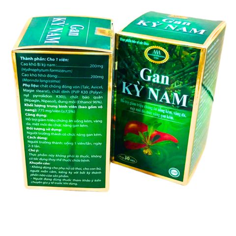 Viên Uống Gan Kỳ Nam - Hỗ Trợ Giảm Vàng Da, Ăn Kém, Và Mệt Mỏi - Bổ Gan Tự Nhiên 30 Viên Siêu Hiệu Quả