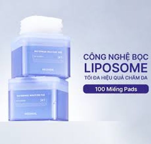 Bộ 100 Miếng Tẩy Da Chết Toner Pad Mediheal Ampoule - Giúp Dưỡng Ẩm và Làm Sáng Da, Phù Hợp Mọi Loại Da