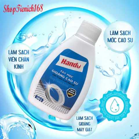 Tẩy Mốc Gioăng Cao Su Hando 100G - Diệt Nấm Mốc, Khử Mùi, Vệ Sinh Dễ Dàng Cho Máy Giặt, Tủ Lạnh, Nhà Tắm