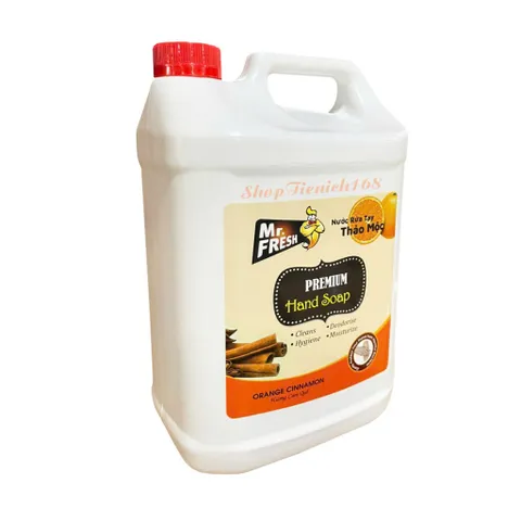 Nước Rửa Tay Sát Khuẩn Mr Fresh Hàn Quốc 5L - Giữ Sạch, Thơm Mát, Phù Hợp Cho Gia Đình, Bệnh Viện, Nhà Hàng