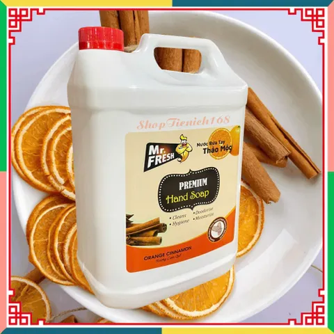Nước Rửa Tay Sát Khuẩn Mr Fresh Hàn Quốc 5L - Giữ Sạch, Thơm Mát, Phù Hợp Cho Gia Đình, Bệnh Viện, Nhà Hàng