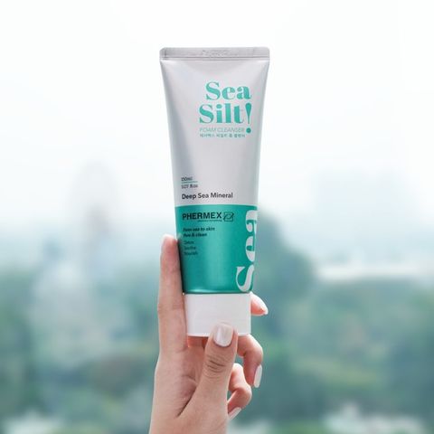 Sữa Rửa Mặt Khoáng Biển Sâu PHERMEX Sea Silt Foam Cleanser 150ml - Làm Sạch, Detox Da, Phục Hồi Độ Ẩm, Dành Cho Da Dầu, Da Mụn