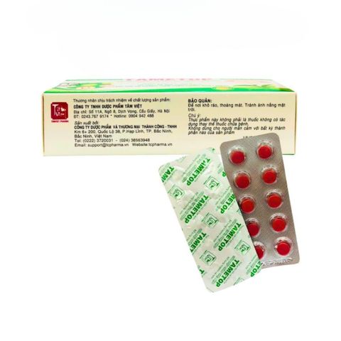 Viên Uống TAMETOP Tâm Việt - Hỗ Trợ Tăng Đề Kháng và Giảm Nhiệt Miệng - Hộp 30 Viên Bổ Sung Vitamin C, Rutin Cho Gia Đình