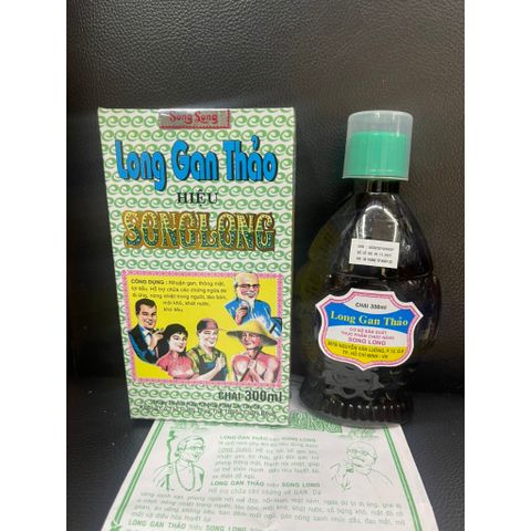 Long Gan Thảo Song Long 300ML - Thực Phẩm Chức Năng Hỗ Trợ Sức Khỏe Gan, Nhuận Gan, Thông Mật, Lợi Tiểu, Giảm Dị Ứng