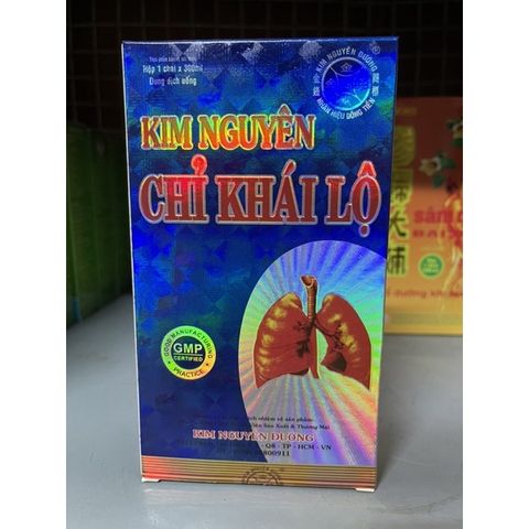 Siro Kim Nguyên Chỉ Khái Lộ 300ML - Giúp Giảm Ho, Đờm, và Đau Rát Họng Hiệu Quả, Bổ Phổi Tự Nhiên cho Người Lớn và Trẻ Em