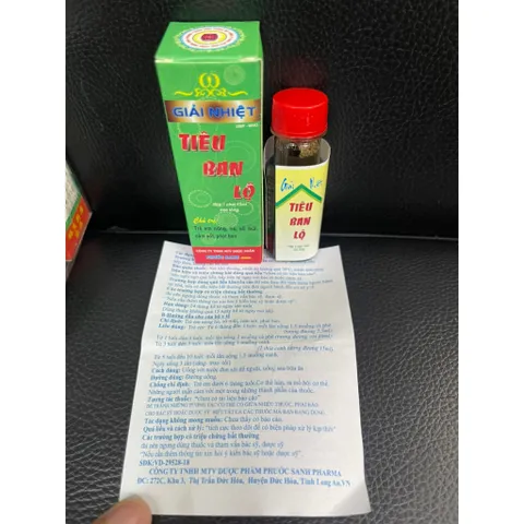 Giải Nhiệt Tiêu Ban Lộ Phước Sanh Lố 12 Chai - Thực Phẩm Chức Năng Giảm Sốt, Ho, Phát Ban, Hỗ Trợ Trẻ Em Khỏe Mạnh