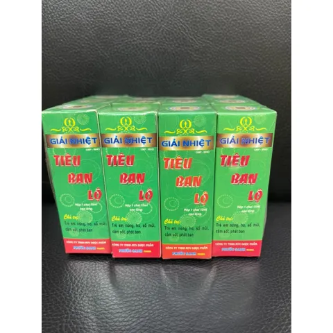 Giải Nhiệt Tiêu Ban Lộ Phước Sanh Lố 12 Chai - Thực Phẩm Chức Năng Giảm Sốt, Ho, Phát Ban, Hỗ Trợ Trẻ Em Khỏe Mạnh
