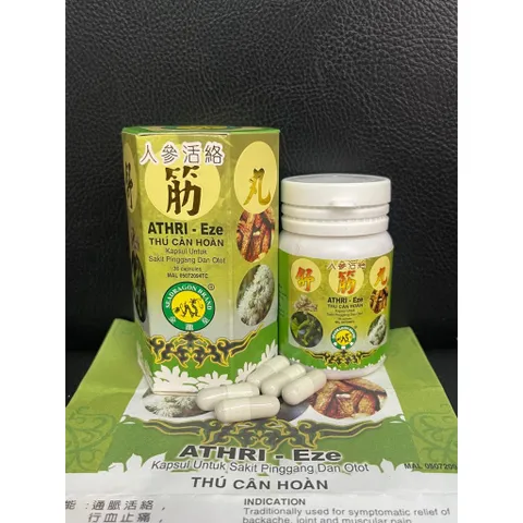 Thư Gân ATHRI EZE - Giảm Đau Nhức Xương Khớp Lục Giác Từ Chiết Xuất Thiên Nhiên, Hỗ Trợ Sức Khỏe Xương Khớp Hiệu Quả