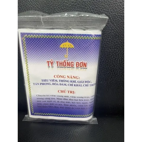 Tỷ Thống Đơn Xoang Viêm Mũi - Thực Phẩm Chức Năng Hỗ Trợ Giảm Viêm, Thông Mũi Dễ Thở, Chống Dị Ứng, Tinh Thần Sảng Khoái
