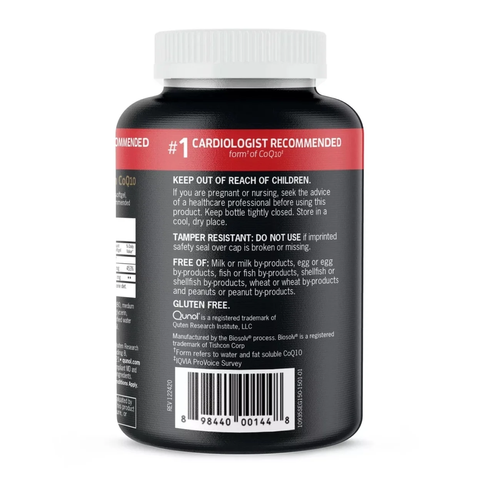 Viên Uống Qunol Ultra CoQ10 100mg - Hỗ Trợ Tim Mạch, Tăng Năng Lượng, Giảm Mệt Mỏi - Mỹ, Hấp Thụ Gấp 3 Lần So Với Thông Thường