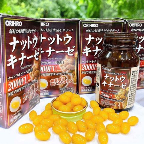 Ngừa tai biến Orihiro Nattokinase 2000FU Japan 60 viên