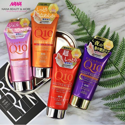 Kem Dưỡng Da Tay Kose Coen Rich Q10 80g - Kem Dưỡng Ẩm Sâu, Làm Sáng Da Từ Nhật Bản - Đặc Biệt Cho Da Tay Khô