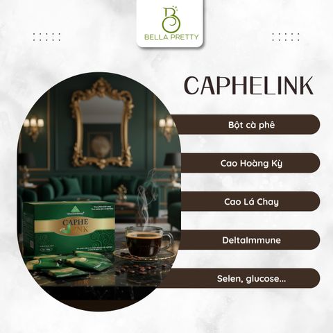 Caphelink New - Cà Phê Tăng Đề Kháng, Hương Vị Thơm Ngon, Hỗ Trợ Sức Khỏe & Làm Đẹp Từ Thiên Nhiên
