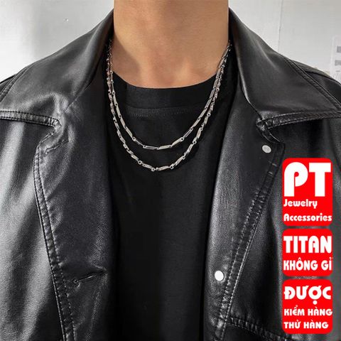 Dây Chuyền Nam Titan Cao Cấp - Dây Chuyền Trơn Basic Unisex Chống Gỉ Sang Trọng, Phong Cách Đẳng Cấp và Mạnh Mẽ cho Nam Giới