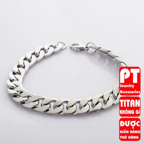 Lắc Tay Nam Titan 7mm Cao Cấp - Thép Không Gỉ, Đẳng Cấp, Thời Trang, Phong Cách Mạnh Mẽ Cho Đấng Mày Râu