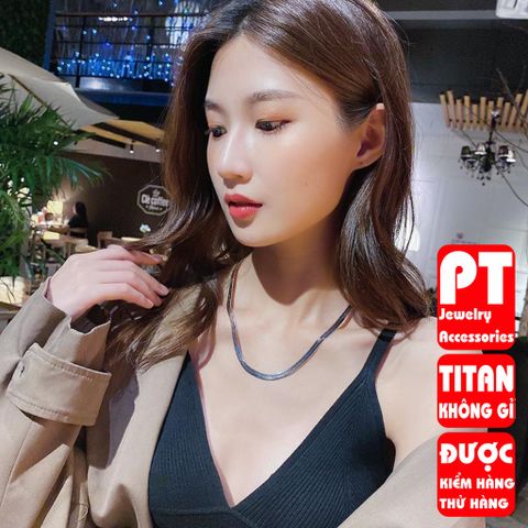 Dây Chuyền Titan Cao Cấp Nam Nữ - Phong Cách Sang Trọng, Chống Oxy Hóa và Trầy Xước - Phụ Kiện Thời Trang Đẳng Cấp
