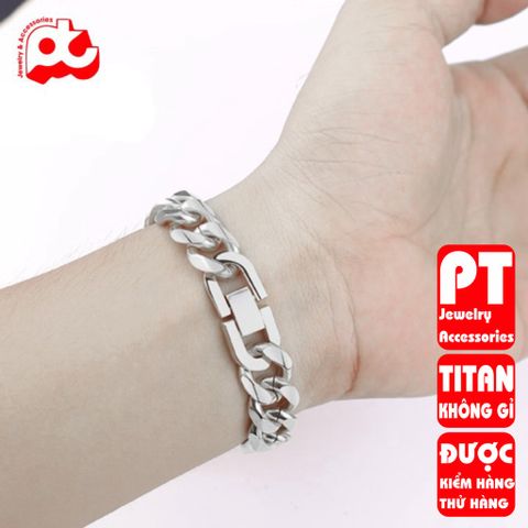 Lắc Tay Titan Cao Cấp Nam - Phong Cách Mạnh Mẽ, Bền Bỉ, Thiết Kế Đẳng Cấp, Không Gỉ, Phụ Kiện Thời Trang Nam