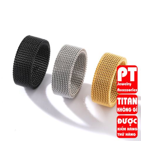 Nhẫn Titan Cao Cấp Nam Nữ - Thiết Kế Đẳng Cấp và Mạnh Mẽ, Chống Gỉ và Trầy Xước, Phụ Kiện Thời Trang Unisex
