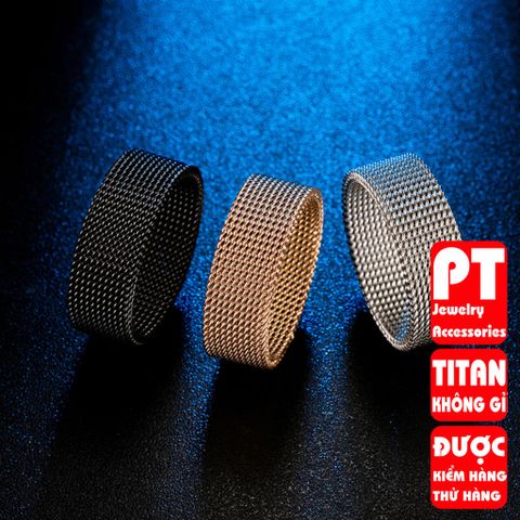 Nhẫn Titan Cao Cấp Nam Nữ - Thiết Kế Đẳng Cấp và Mạnh Mẽ, Chống Gỉ và Trầy Xước, Phụ Kiện Thời Trang Unisex