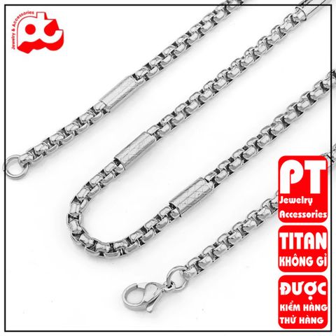 Dây Chuyền Titan Nam Cao Cấp Thời Trang - Phong Cách Mạnh Mẽ, Đẳng Cấp, An Toàn, Không Gỉ, Quà Tặng Ý Nghĩa