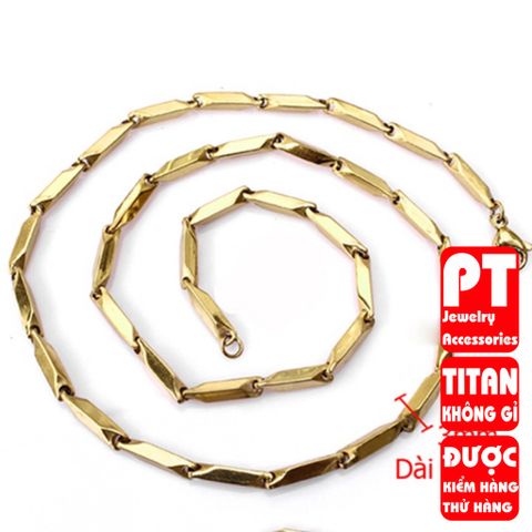 Dây Chuyền Titan Nam Cao Cấp - Dây Chuyền Thời Trang Sang Trọng, An Toàn cho Da, Phong Cách Mạnh Mẽ và Đẳng Cấp 3mm PTDCNA31