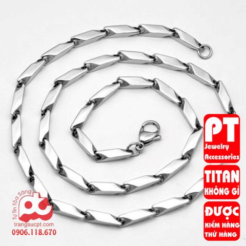 Dây Chuyền Titan Cao Cấp Nam - Phong Cách Mạnh Mẽ và Đẳng Cấp, Chất Liệu Chống Oxy Hóa, Phụ Kiện Thời Trang Nam 4mm
