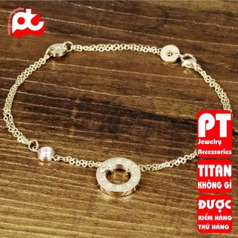 Lắc Chân Nữ Titan Cao Cấp, Thiết Kế Thanh Lịch, Chống Gỉ Không Đen - Phụ Kiện Thời Trang Đẳng Cấp Cho Mọi Phong Cách