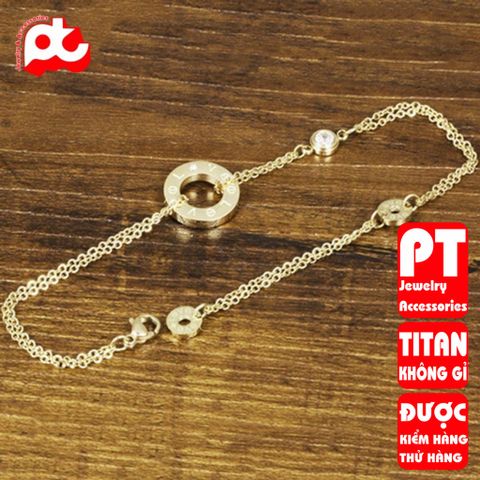 Lắc Chân Nữ Titan Cao Cấp, Thiết Kế Thanh Lịch, Chống Gỉ Không Đen - Phụ Kiện Thời Trang Đẳng Cấp Cho Mọi Phong Cách