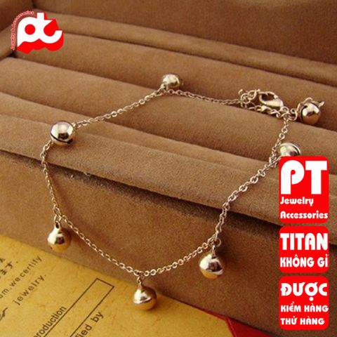 Lắc Chân Nữ Titan Cao Cấp - Phong Cách Thanh Lịch, An Toàn Cho Da, Không Gỉ, Nhiều Màu Sắc - Phụ Kiện Thời Trang Đẹp