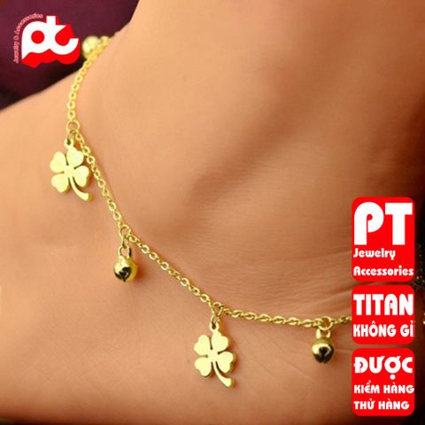 Lắc Chân Nữ Titan Cao Cấp - Thiết Kế Thanh Lịch, Chống Gỉ, An Toàn Cho Da - Phụ Kiện Thời Trang Nữ Đáng Mua