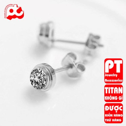 Bông Tai Nữ Titan Cao Cấp - Thanh Lịch, Sang Trọng, Không Gỉ - Phụ Kiện Thời Trang Nữ Đẹp, Quà Tặng Ý Nghĩa