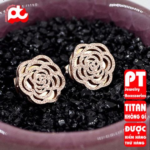 Bông Tai Nữ Titan Cao Cấp - Thiết Kế Sang Trọng, An Toàn Cho Da, Đặc Biệt Không Gỉ Sét, Quà Tặng Ý Nghĩa Chất Liệu Thời Trang