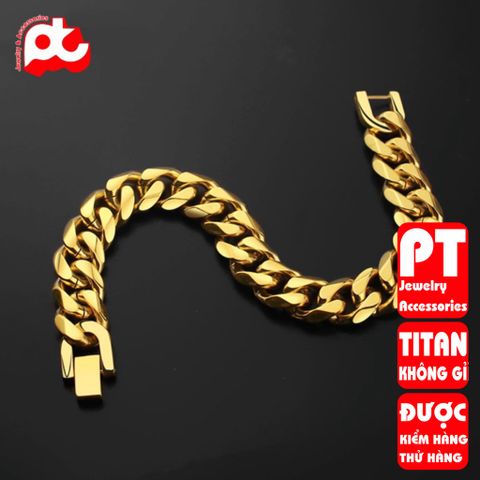 Lắc Tay Nam Titan Cao Cấp - Phong Cách Mạnh Mẽ, Bền Bỉ, Không Gỉ - Hợp Thời Trang và An Toàn cho Da