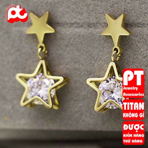 Bông Tai Nam Titan Cao Cấp - Phong Cách Nam Tính, Chống Gỉ, Sang Trọng, Quà Tặng Đặc Biệt - Thiết Kế Hiện Đại, An Toàn Cho Da