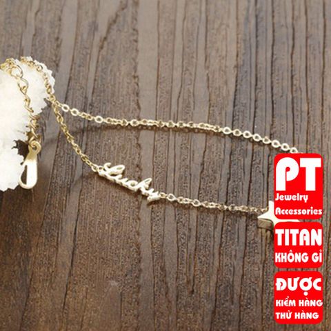 Lắc Chân Nữ Titan Cao Cấp - Phong Cách Thanh Lịch, Chống Gỉ, Nhiều Màu Sắc - Phụ Kiện Thời Trang Dành Cho Nữ