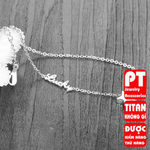 Lắc Chân Nữ Titan Cao Cấp - Phong Cách Thanh Lịch, Chống Gỉ, Nhiều Màu Sắc - Phụ Kiện Thời Trang Dành Cho Nữ