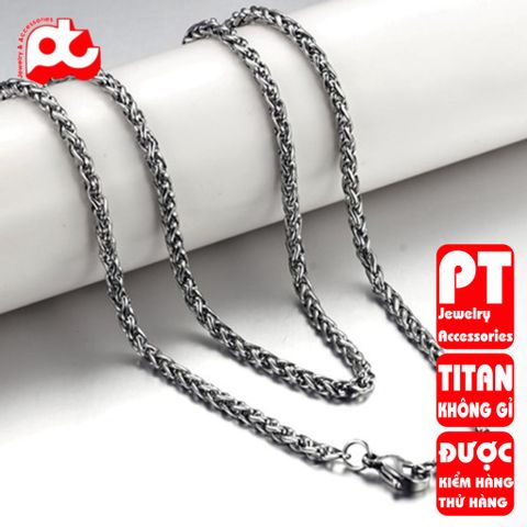Dây Chuyền Titan Cao Cấp Nam Sang Trọng - Phong Cách Đẳng Cấp, Bền, Không Gỉ, Quà Tặng Ý Nghĩa Dành Cho Đấng Mày Râu