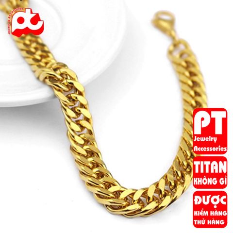 Lắc Tay Nam Titan Cao Cấp - Phong Cách Mạnh Mẽ, Bền Bỉ, Không Gỉ, Phụ Kiện Thời Trang Nam, Quà Tặng Độc Đáo