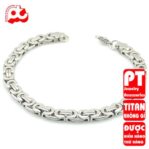 Lắc Tay Nam Titan Cao Cấp - Chất Liệu Bền Bỉ, Thiết Kế Nam Tính, Phụ Kiện Thời Trang Sang Trọng, Không Gỉ, Điều Chỉnh Kích Cỡ