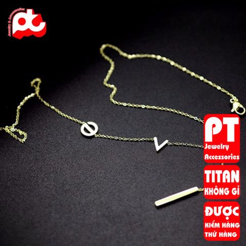 Dây chuyền nữ titan cao cấp thời trang - Thiết kế tinh tế, bền bỉ, chống gỉ, an toàn cho da - Phụ kiện sang trọng cho phái nữ