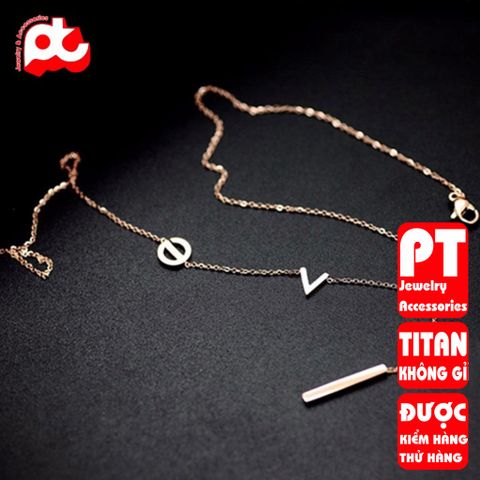 Dây chuyền nữ titan cao cấp thời trang - Thiết kế tinh tế, bền bỉ, chống gỉ, an toàn cho da - Phụ kiện sang trọng cho phái nữ