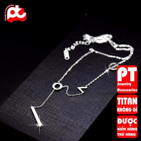 Dây chuyền nữ titan cao cấp thời trang - Thiết kế tinh tế, bền bỉ, chống gỉ, an toàn cho da - Phụ kiện sang trọng cho phái nữ