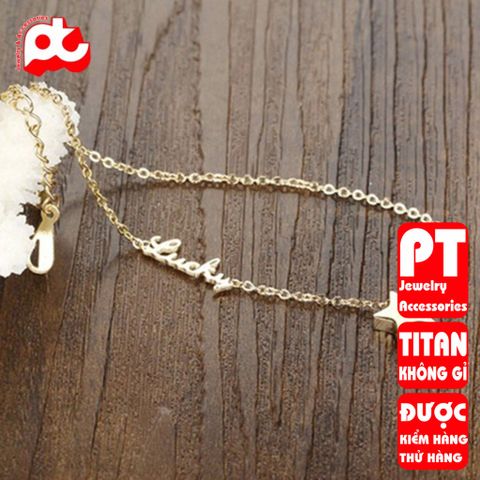 Lắc Chân Nữ Titan Cao Cấp - Phong Cách Thanh Lịch, Bền Bỉ, Không Gỉ, Phụ Kiện Thời Trang Đẹp, Quà Tặng Ý Nghĩa