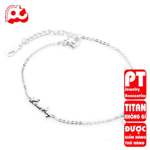 Lắc Chân Nữ Titan Cao Cấp - Phong Cách Thanh Lịch, Bền Bỉ, Không Gỉ, Phụ Kiện Thời Trang Đẹp, Quà Tặng Ý Nghĩa